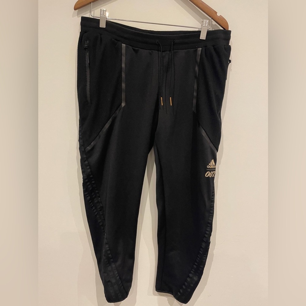 Women’s Adidas Black and Gold Joggers